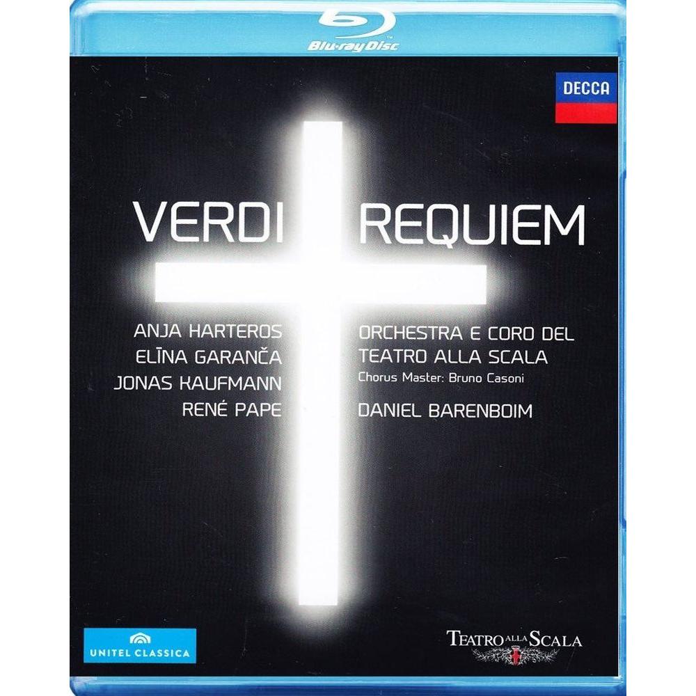 Anja Harteros, Elina Garanca, Jonas Kaufmann, Rene Pape, Orchestra e Coro del Teatro alla Scala, Daniel Barenboim-Requiem-Giuseppe Verdi-BD