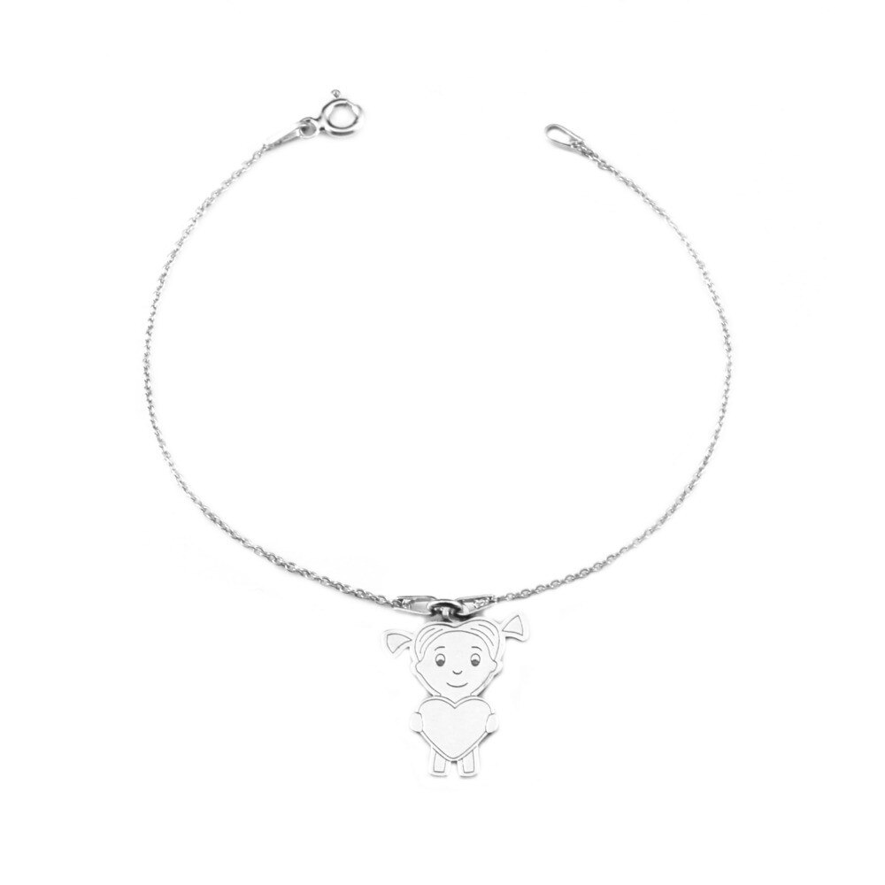 Bratar argint IJOO - Little Girl