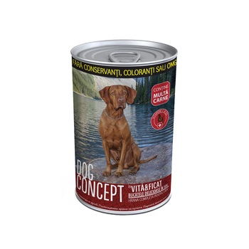 Hrana umeda pentru caini, Dog Concept conserva Vita/Ficat 1240 g Hrana umeda pentru caini, Dog Concept conserva Vita/Ficat 1240 g