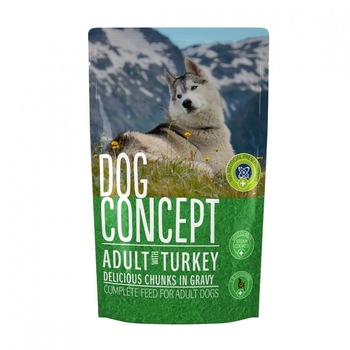 Hrana umeda pentru caini, Dog Concept Plic Curcan 100 g Hrana umeda pentru caini, Dog Concept Plic Curcan 100 g