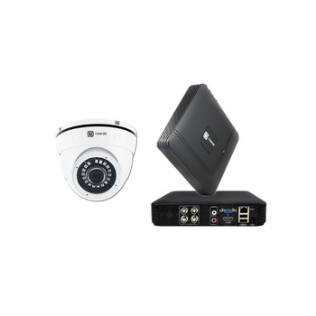 Kit supraveghere ICANSEE ICS-KU210-1A, cu o camera de interior / exterior Full HD, DVR 4 canale Full HD 1080p, 4 canale audio Kit supraveghere ICANSEE ICS-KU210-1A, cu o camera de interior / exterior Full HD, DVR 4 canale Full HD 1080p, 4 canale audio