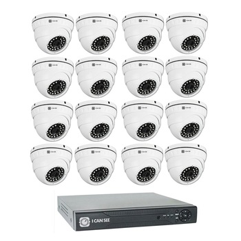 Kit supraveghere ICANSEE ICS-KU210-16AV, cu 16 camere de interior/ exterior Full HD, DVR 16 canale Full HD, 2 canale audio Kit supraveghere ICANSEE ICS-KU210-16AV, cu 16 camere de interior/ exterior Full HD, DVR 16 canale Full HD, 2 canale audio