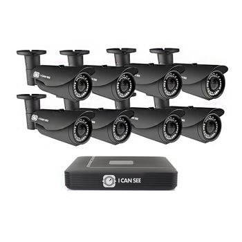 Kit supraveghere ICANSEE ICS-KU210-8MV, cu 8 camere de exterior Full HD, DVR 8 canale Full HD 1080p, 1 canal audio Kit supraveghere ICANSEE ICS-KU210-8MV, cu 8 camere de exterior Full HD, DVR 8 canale Full HD 1080p, 1 canal audio