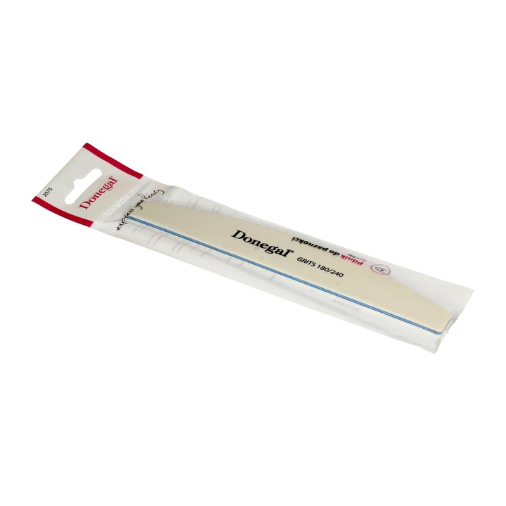 Pila de unghii, Donegal, 178X29mm, Gradatie 180/240, Crem
