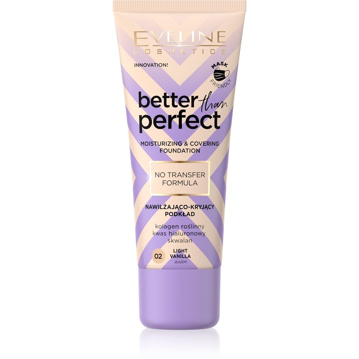 Fond de ten hidratant Better Than Perfect Eveline LIGHT VANILLA