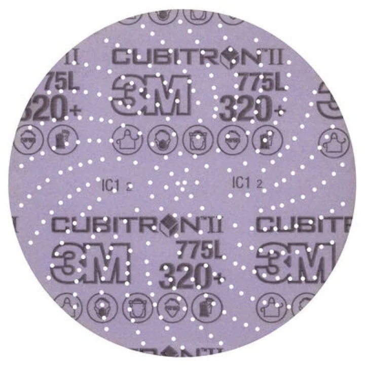 Csiszolótárcsa 3M Cubitron II Hookit Multihole 775L, P120, 150mm