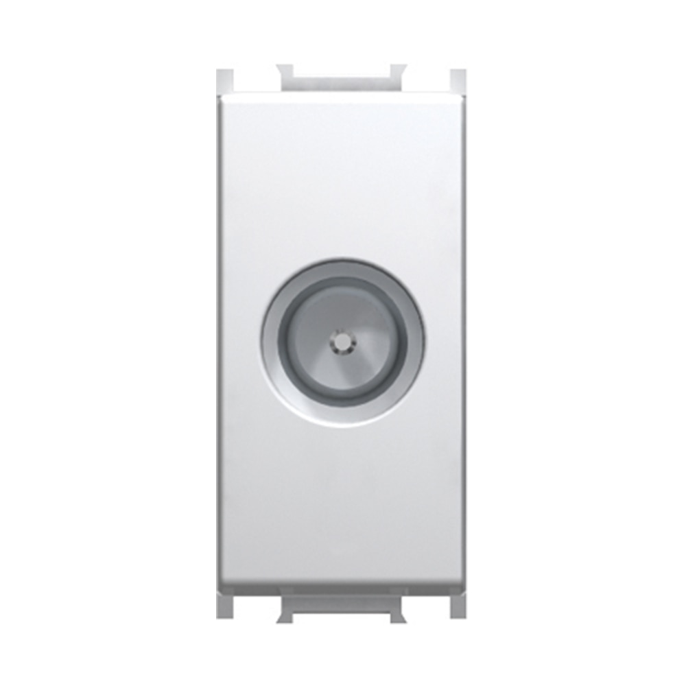 Modul priza TV simpla TEM, 1 m, Alb