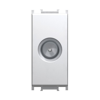 Modul priza TV simpla TEM, 1 m, Alb Modul priza TV simpla TEM, 1 m, Alb