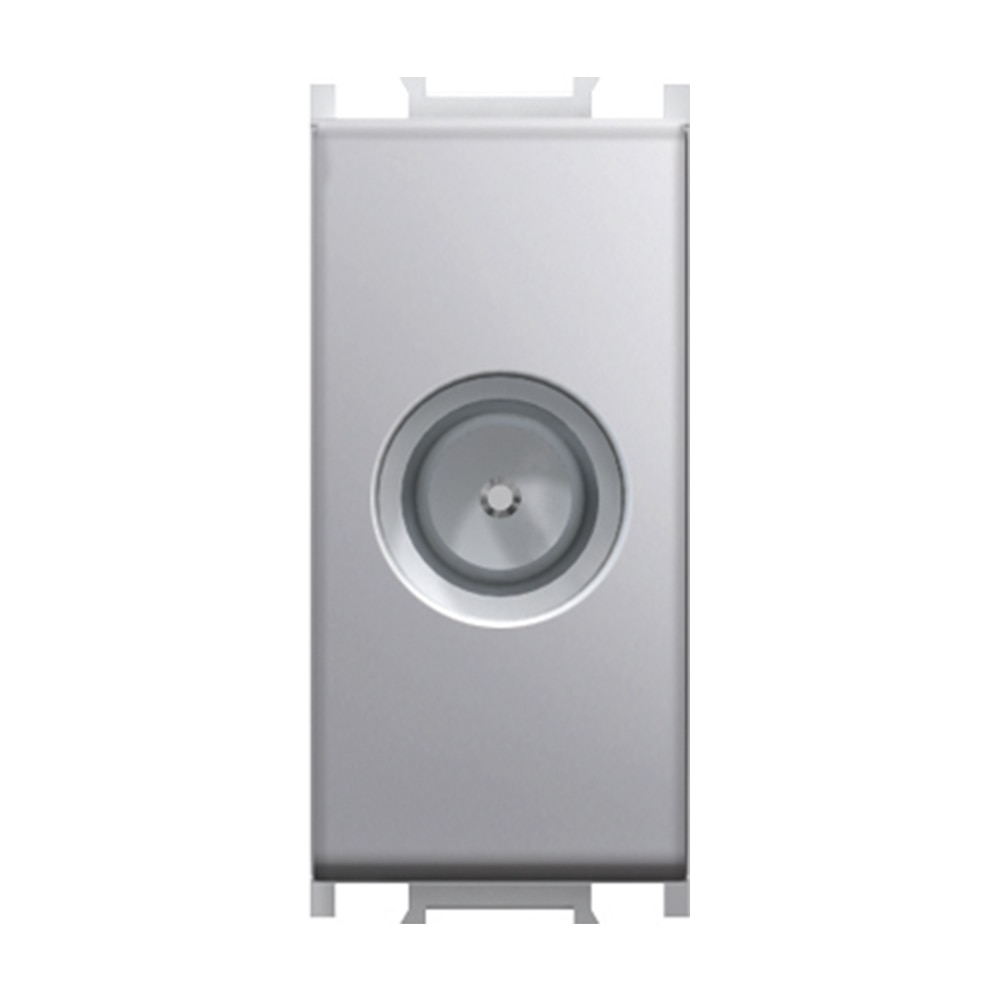 Modul priza TV simpla TEM, 1 m, Argintiu