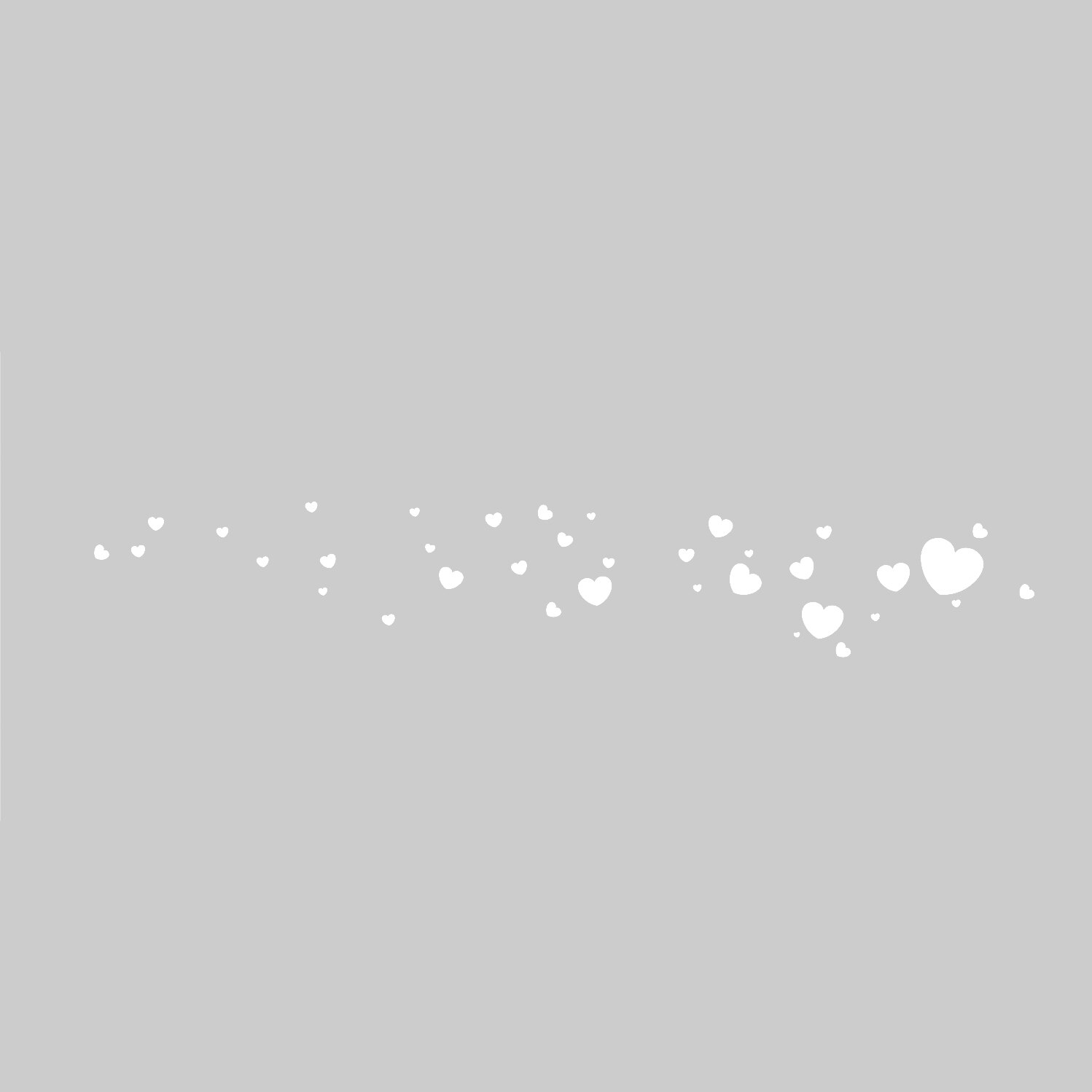 Sticker decorativ Still Art, 120 x 19 cm, model inimioare