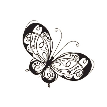 Sticker decorativ Art Wall, 60 x 56 cm, model fluture Sticker decorativ Art Wall, 60 x 56 cm, model fluture