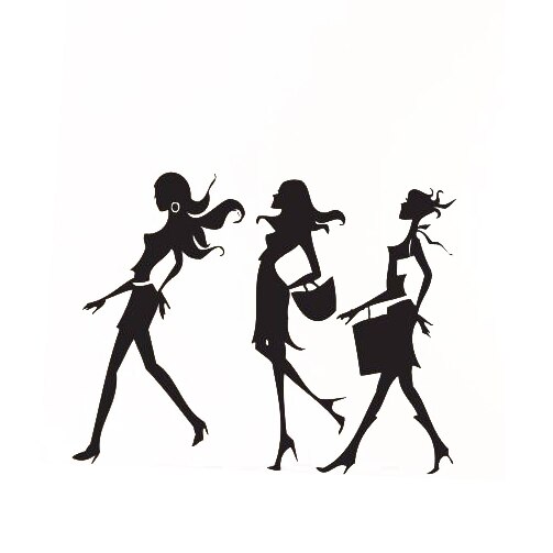 Sticker decorativ Art Wall, 86 x 60 cm, model fete