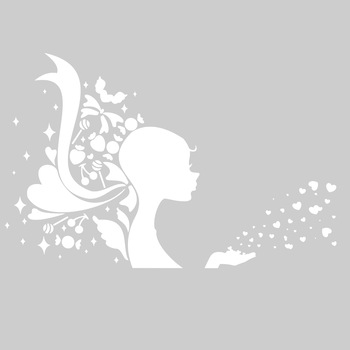 Sticker decorativ Art Wall, 90 x 60 cm, model fata Sticker decorativ Art Wall, 90 x 60 cm, model fata