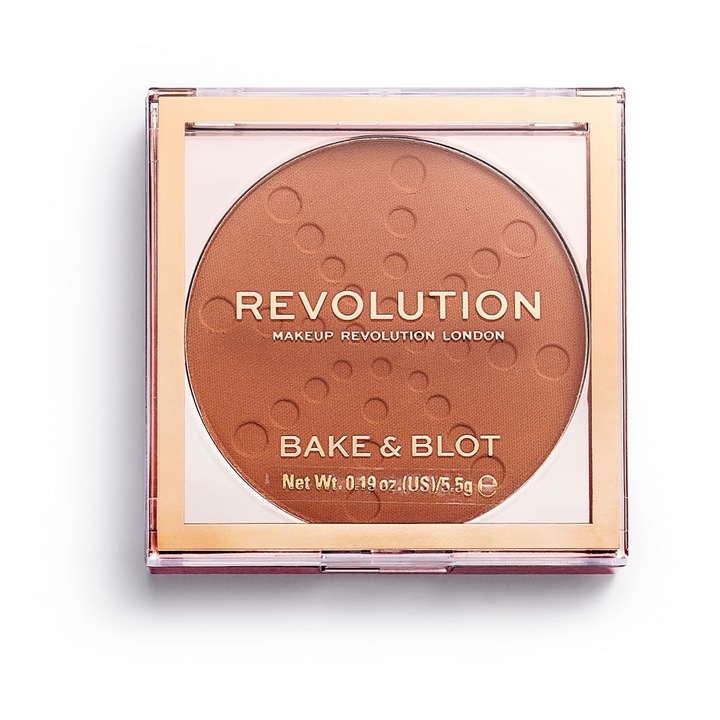 Bake & Blot компактна пудра, Revolution, Orange, 5.5 g