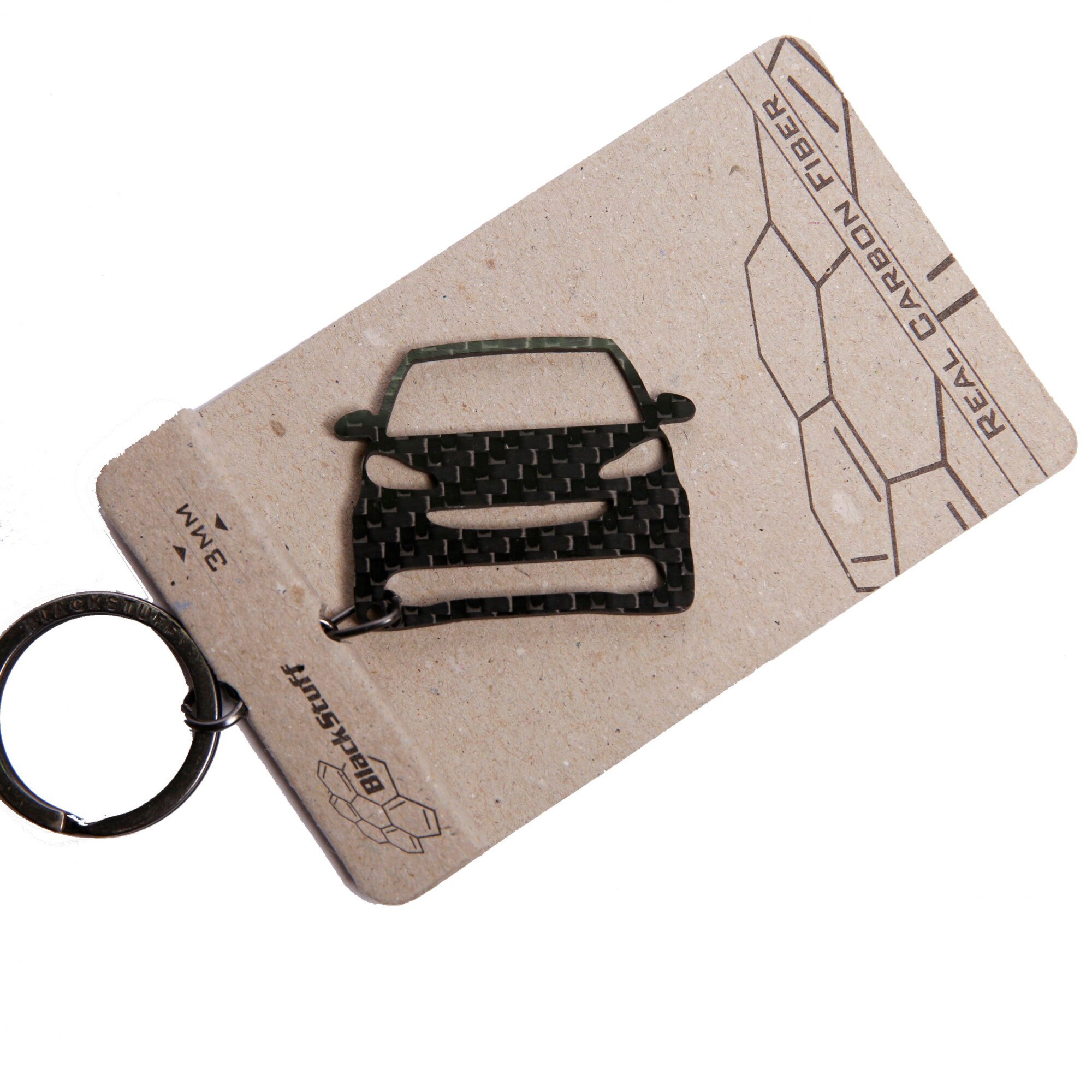 Breloc Fibra de Carbon compatibil cu Fortwo W451 2007-2014