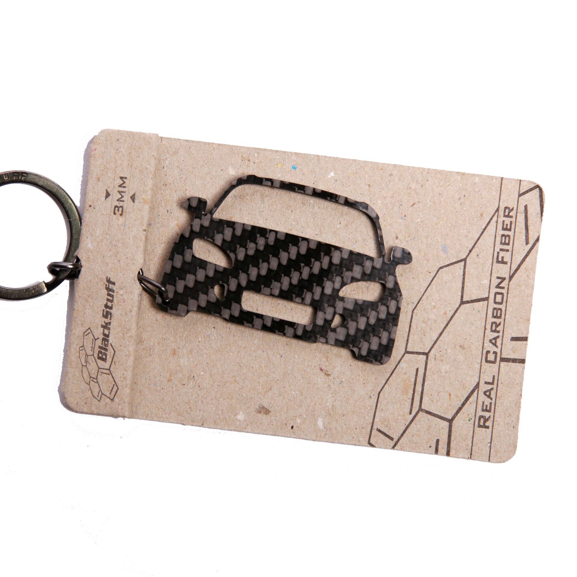 Breloc Fibra de Carbon compatibil cu S2000