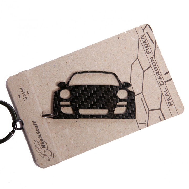 Breloc Fibra de Carbon compatibil cu 997 Carrera Targa Turbo 911 2014-2012