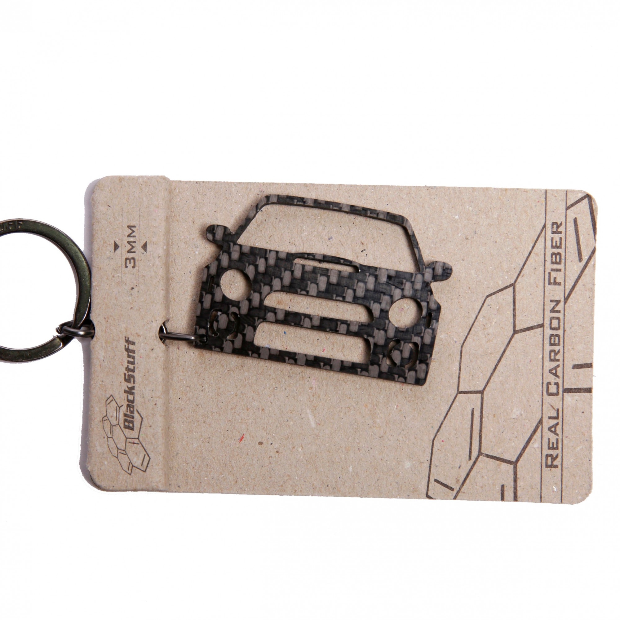 Breloc Fibra de Carbon Impreza WRX STI