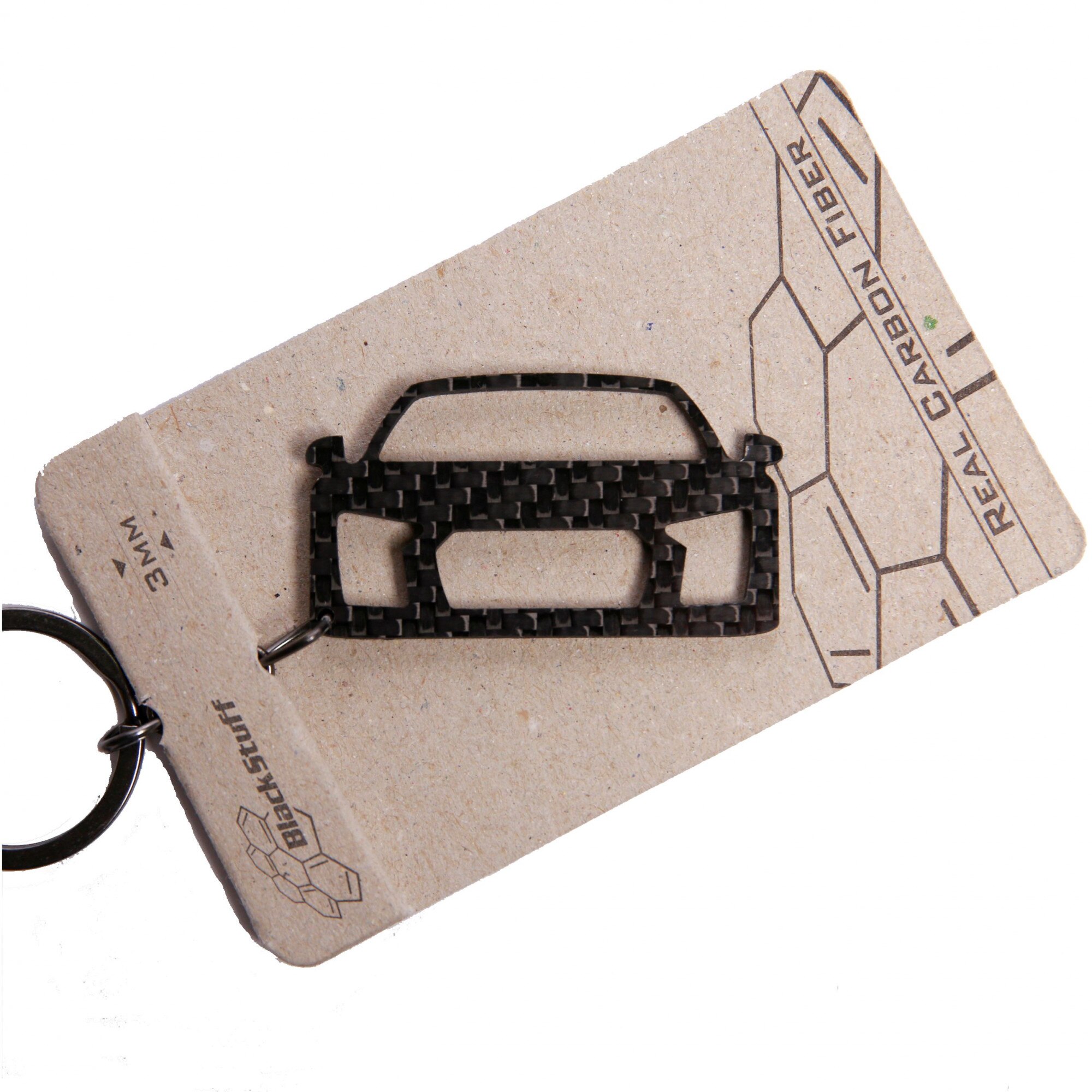 Breloc Fibra de Carbon R8 2015-2019