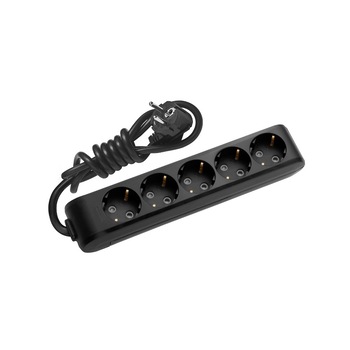 Prelungitor Panasonic X-tendia , 5 prize, 1.5m, Negru Prelungitor Panasonic X-tendia , 5 prize, 1.5m, Negru