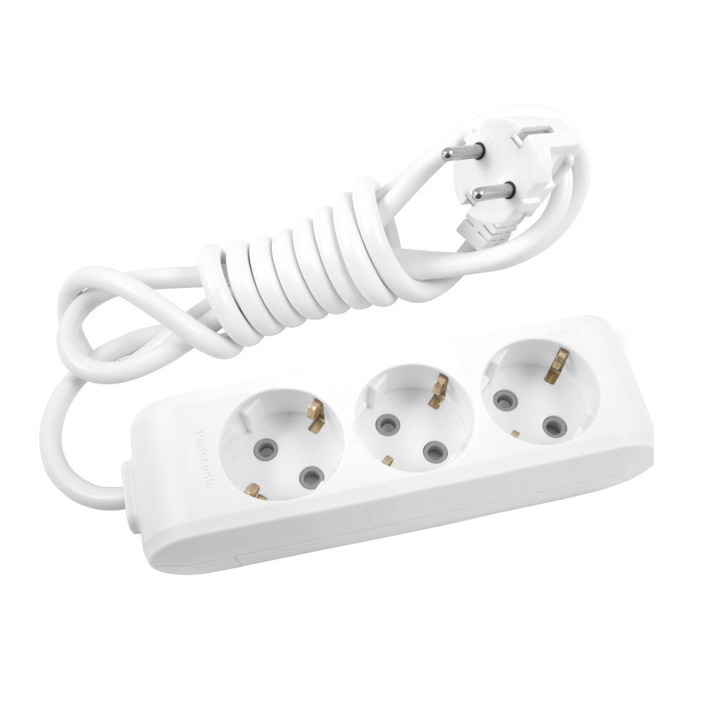 Prelungitor Panasonic X-tendia, 3 prize, 3m, Alb