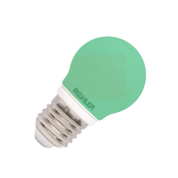 Bec LED 1W G45 E27 Verde Bec LED 1W G45 E27 Verde