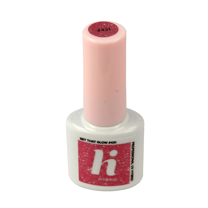 Полуперманентен лак за нокти, Hi Hybrid, 431 Get That Glow, 5 ml
