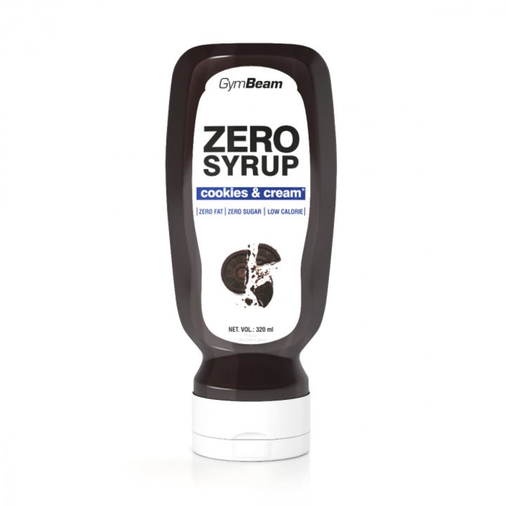 GymBeam - ZERO Cookies & Cream, szirup, 320 ml