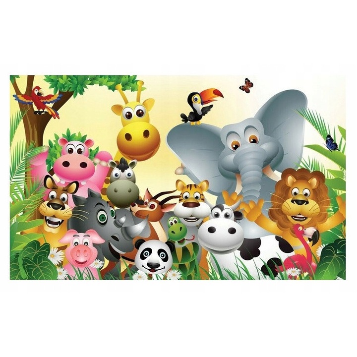 Fototapet Copii Animale Jungla 254x184 cm