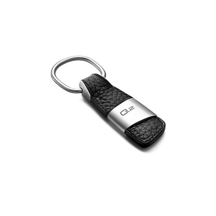 Breloc Audi Q2 din piele, Negru