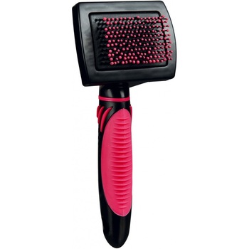 Perie Tesala Trixie 7 X 16cm Roz/Negru 23125 Perie Tesala Trixie 7 X 16cm Roz/Negru 23125