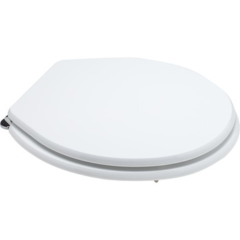 Capac WC universal Kring, din MDF, 37.7x5.5x47.7cm, cu balamale metalice Jolly, Alb Capac WC universal Kring, din MDF, 37.7x5.5x47.7cm, cu balamale metalice Jolly, Alb