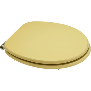 Capac WC universal Kring, din MDF, 37.5x5.5x44.3cm, cu balamale metalice, Sampanie Capac WC universal Kring, din MDF, 37.5x5.5x44.3cm, cu balamale metalice, Sampanie