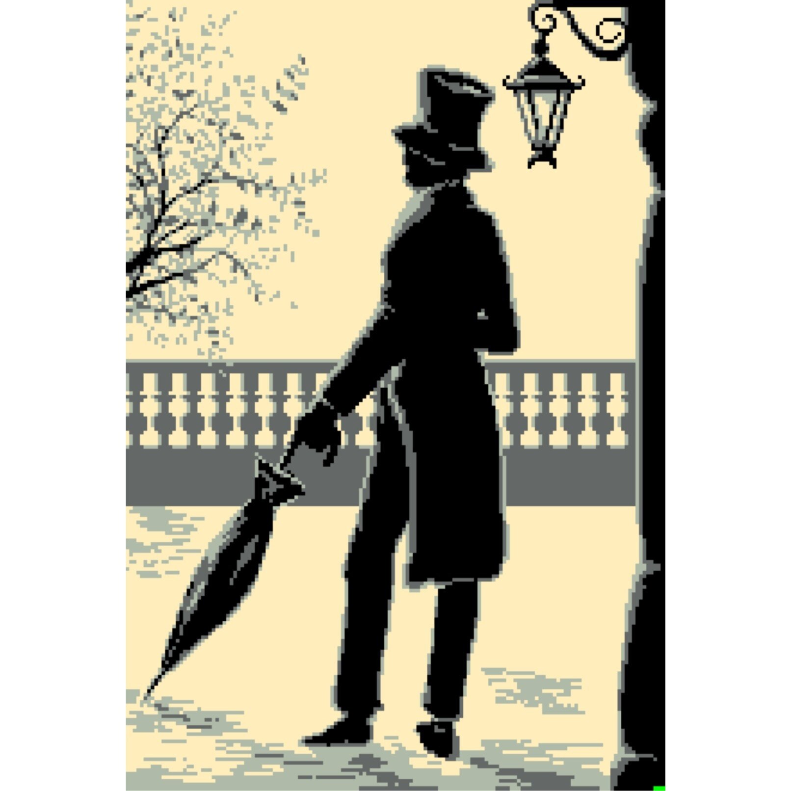 Milord- kit goblen cu diagrama alb-negru