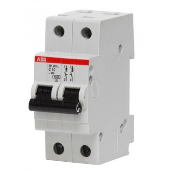 Siguranta bipolara automata ABB, SH202L-C 16, curent nominal 16A, 2 poli, curba de declansare C Siguranta bipolara automata ABB, SH202L-C 16, curent nominal 16A, 2 poli, curba de declansare C