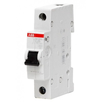 Siguranta monopolara automata ABB, SH201L-C 25, curent nominal 25 A, 1 pol, curba declansare C Siguranta monopolara automata ABB, SH201L-C 25, curent nominal 25 A, 1 pol, curba declansare C