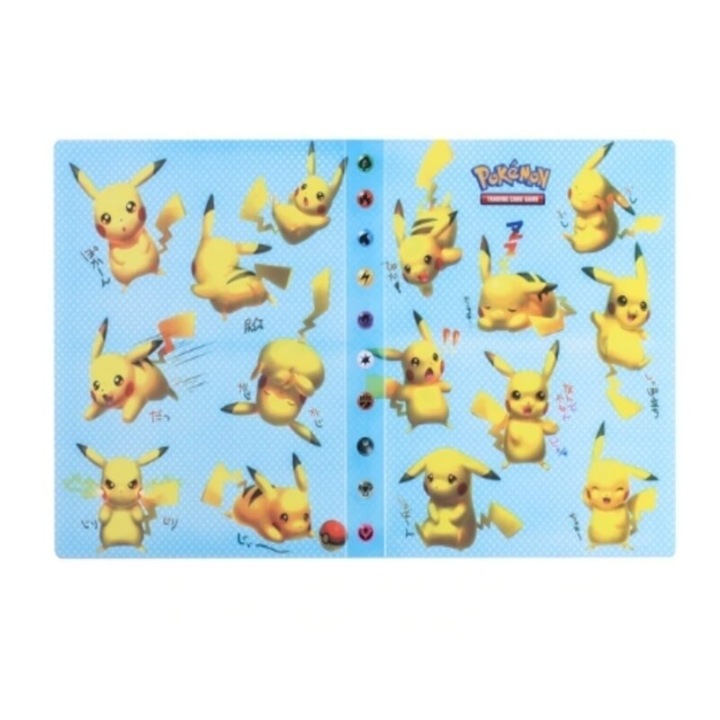 Album Pokemon Pikachu styles, pentru 240 cartonase, 19 x 14.5 cm