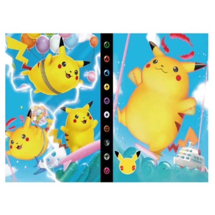 Album Pokemon Gigantamax Pikachu, pentru 240 cartonase, 19 x 14.5 cm