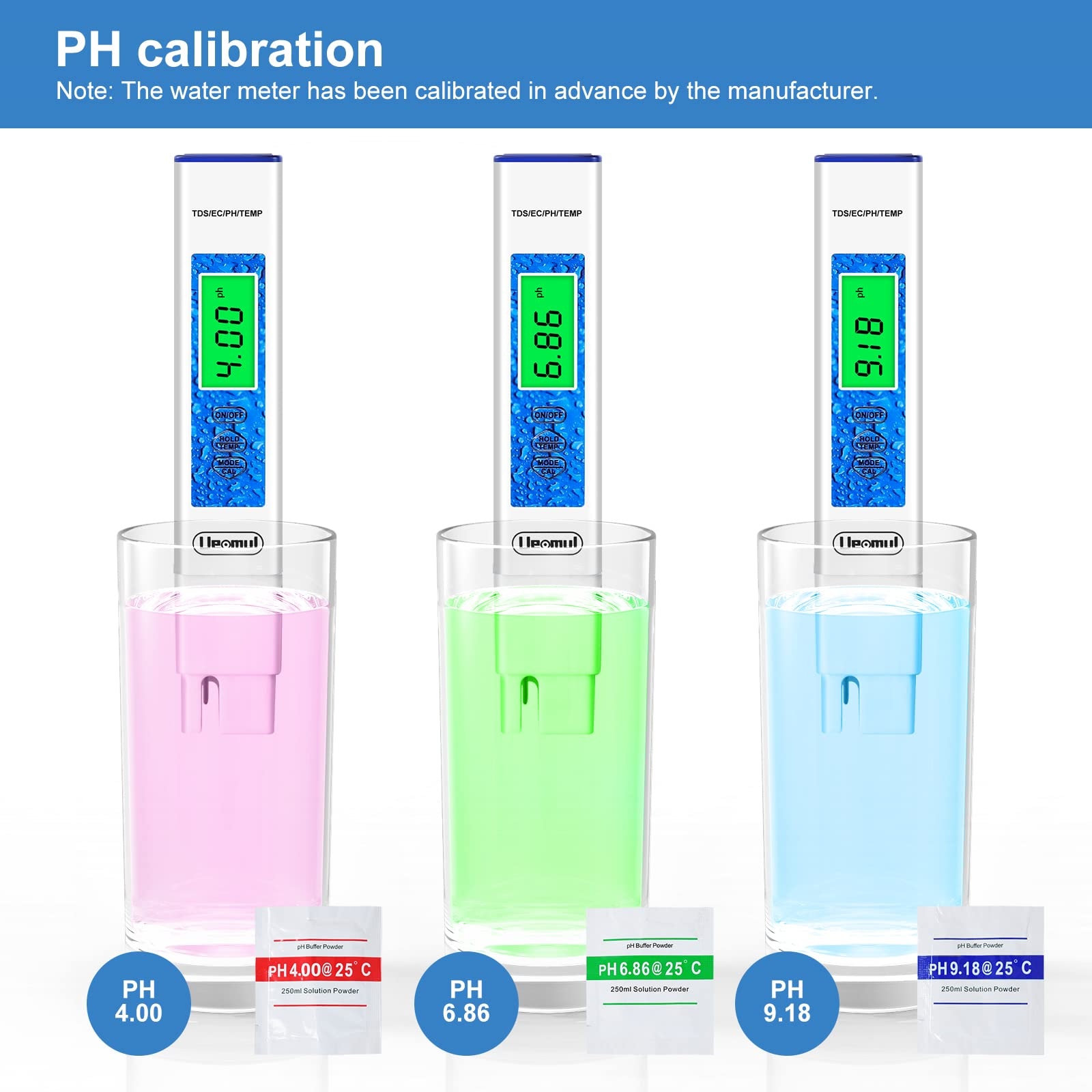 Waterkwaliteit Test , Draagbare Digitale Ph Meter 4 in 1 Ph, Orp/H2/Temperatuur Water Kwaliteit Testpen, Multifunctionele Waterstofrijke Waterkwaliteit Detector