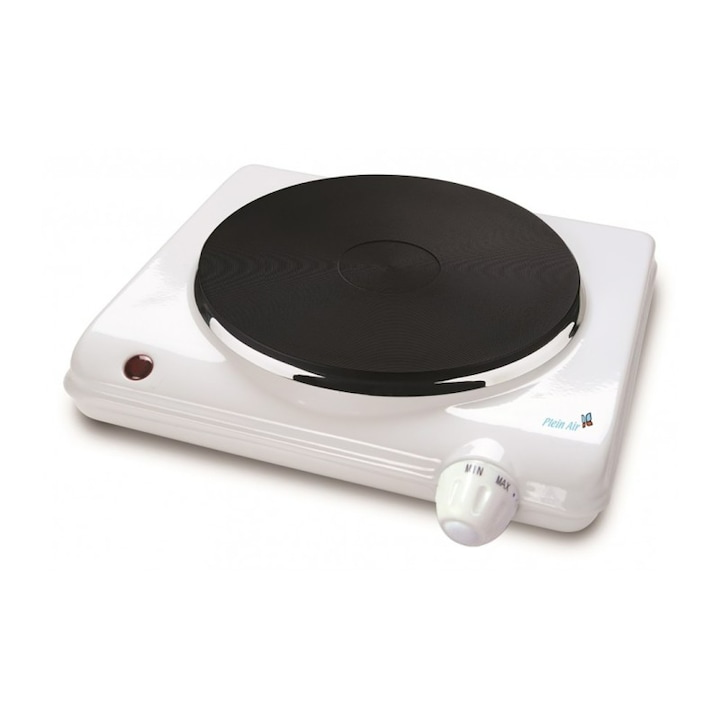 Plita electrica, control touchpad, design compact, neagra, 43x35x9cm