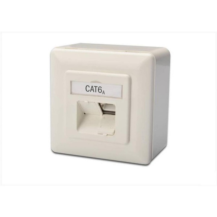 Букса за вграждане, Digitus, 500Mhz, Бяла