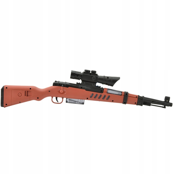 Пушка с мерник играчка, 14 години+, пластмаса/ABS, черно/кафяво