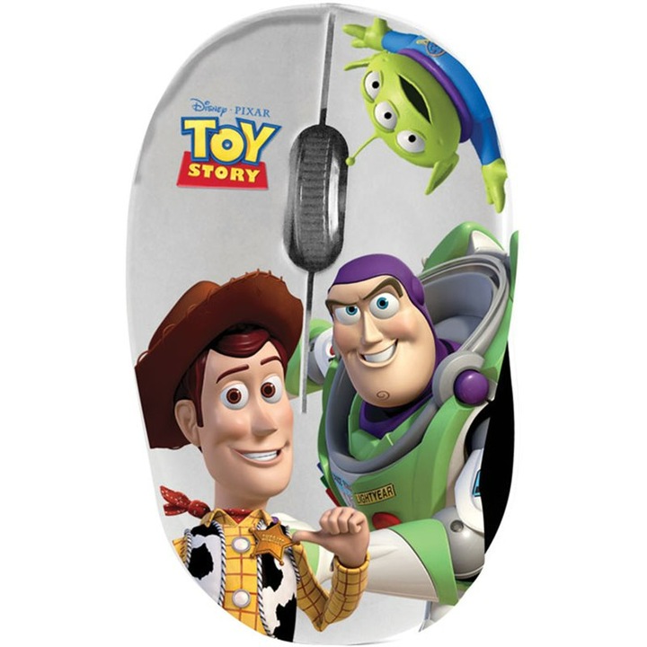 Mini mouse optic Disney Toy Story, USB, 1.2m, 1000dpi, Multicolor