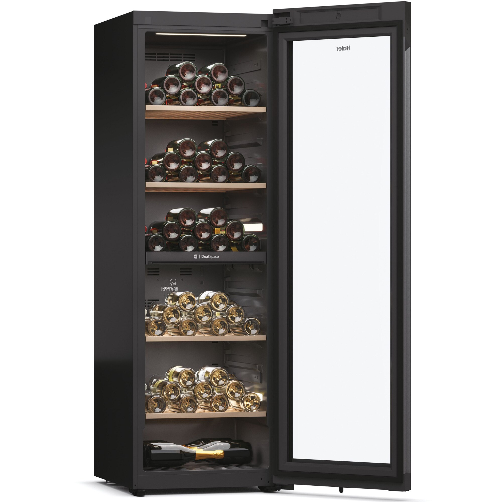 Haier HWS236GDGU1 Borhűtő, 236 palack, G energiaosztály, WiFi, LED ...