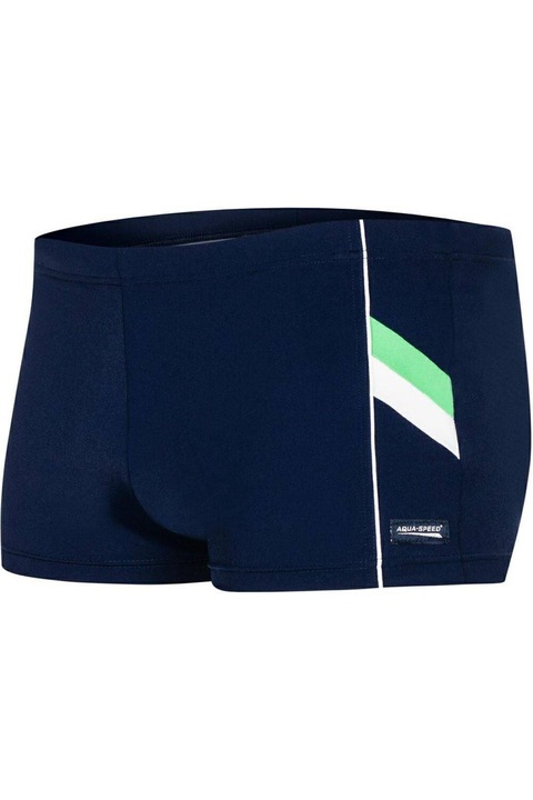 Férfi úszó boxerek, Aqua Speed, poliészter, sötétkék, S
