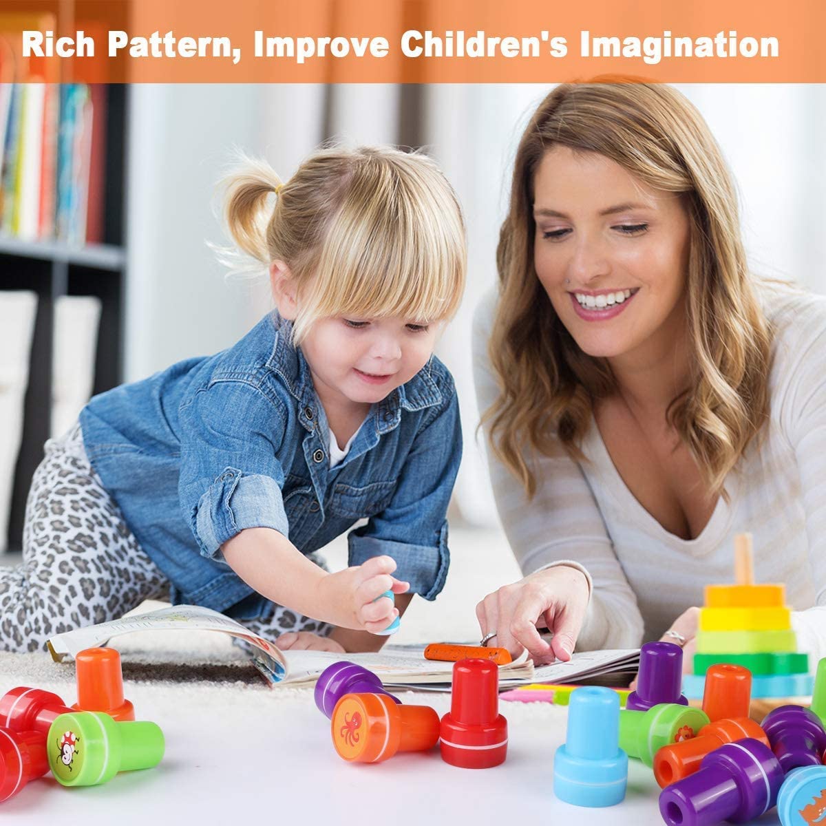 Комплект от 10 броя детски печати, ComResi, Морски организми eMAG.bg