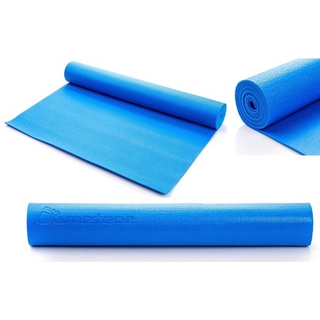 Pvc Spuma Saltea antrenament, Meteor, Spuma PVC, Albastru - eMAG.ro