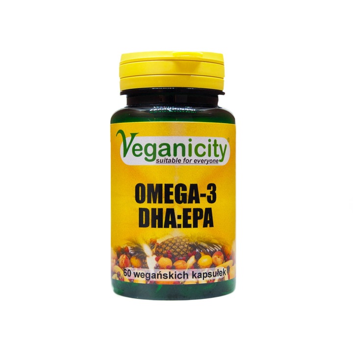 Supliment alimentar cu Omega 3, Veganicity, 60 capsule