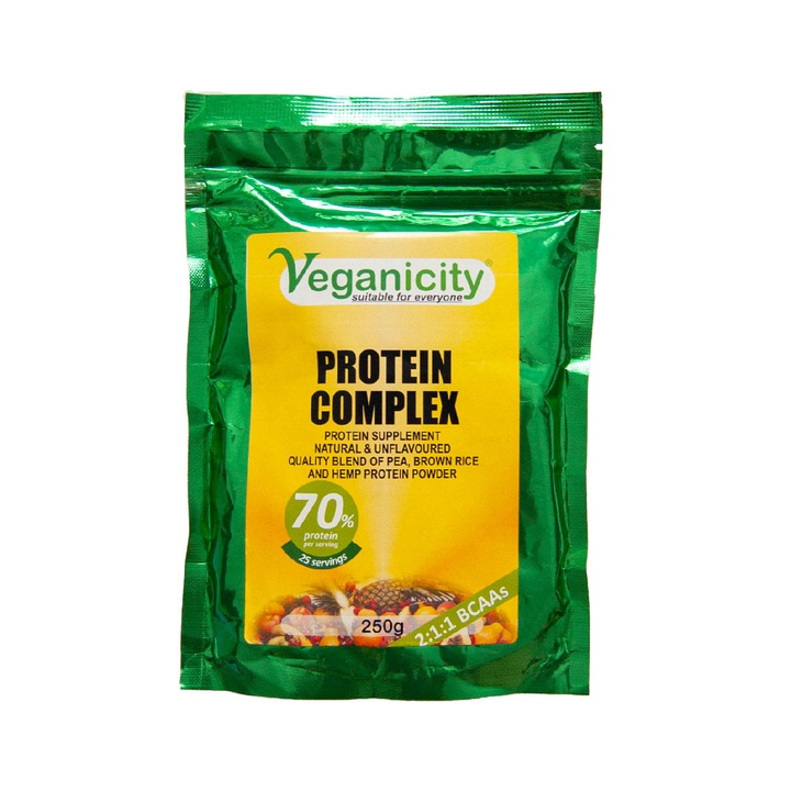 Complex de proteine, Veganicity, Vegan, 250g