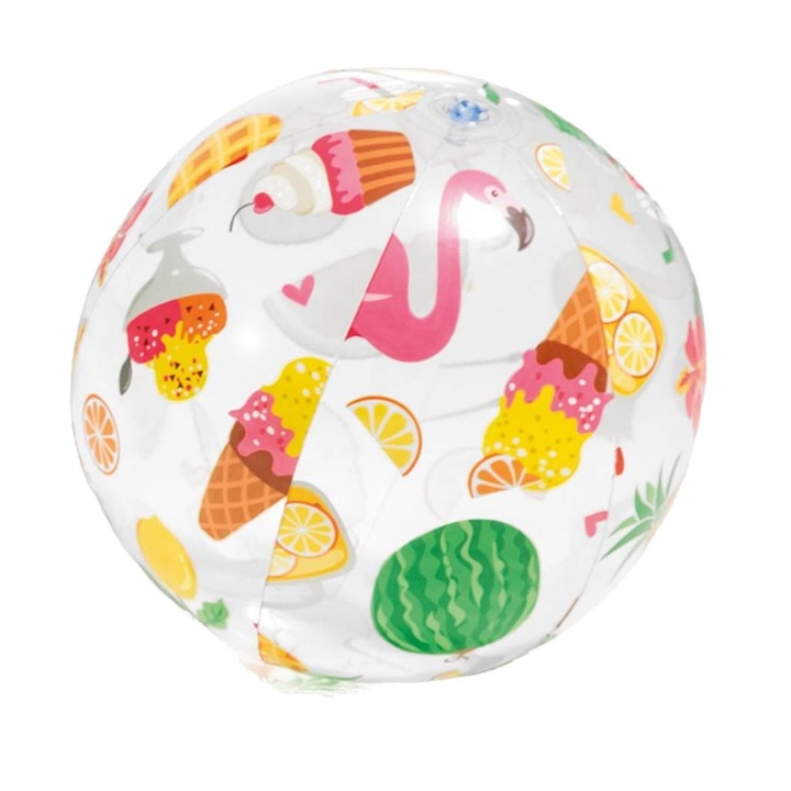Strandlabda, Intex, PVC, 51 cm, Multicolor